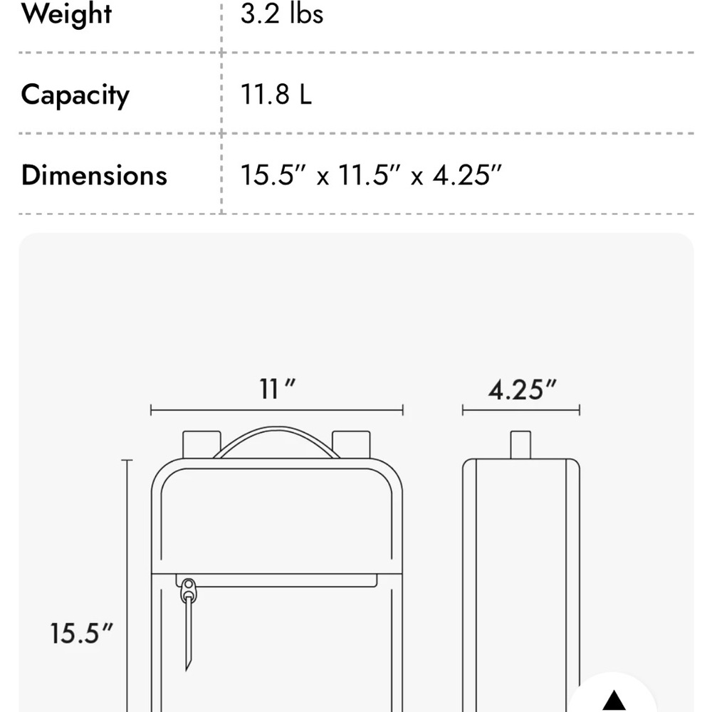 Calpak Khaki Backpack with Braided Accents - Picture 5 of 6